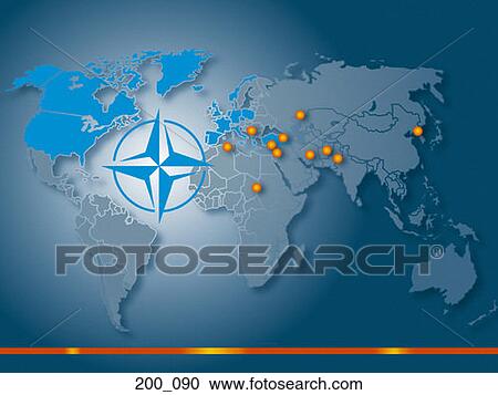 Map of Nato View Large Photo Image Stock Image - Map of Nato. Fotosearch