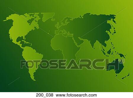 Map of the world View Large Photo Image Stock Photo - Map of the world. Fotosearch