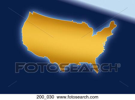 Map of USA View Large Photo Image Stock Image - Map of USA. Fotosearch