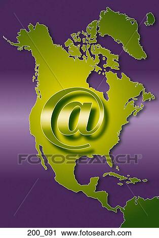 Stock Image - USA Internet. Fotosearch