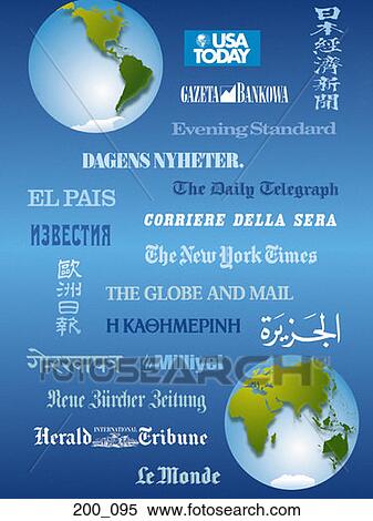 Stock Photography - World press. Fotosearch