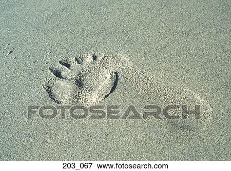 Stock Photo - Footprint. Fotosearch