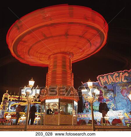 Funfair View Large Photo Image Stock Photo - Funfair. Fotosearch