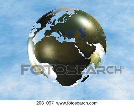 Stock Photo - Globe. Fotosearch