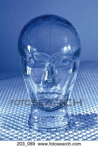 Stock Photo - Head of glass. Fotosearch