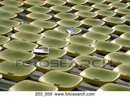Seats in a stadium View Large Photo Image Stock Photo - Seats in a stadium. Fotosearch