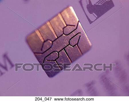 Stock Photo - Phonecard chip. Fotosearch