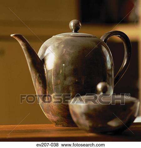 Stock Photo - Antique teapot. Fotosearch