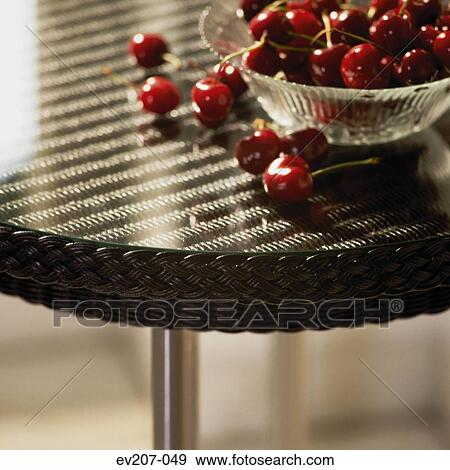 Bowl of cherries View Large Photo Image Stock Photo - Bowl of cherries. Fotosearch