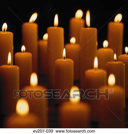 Candles View Large Photo Image Stock Photo - Candles. Fotosearch