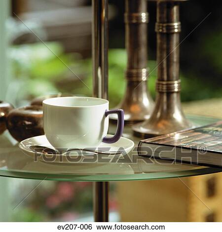 Coffee table View Large Photo Image Stock Photograph - Coffee table. Fotosearch