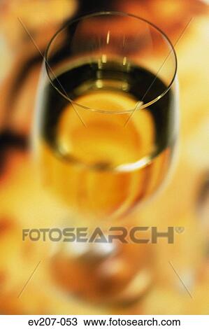 Stock Image - Glass of wine. Fotosearch