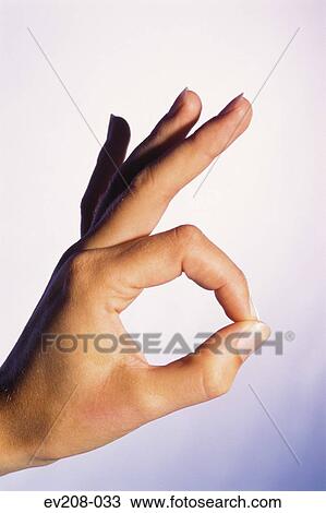 Stock Image - Approving gesture. Fotosearch