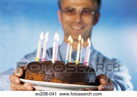 Stock Image - Birthday cake. Fotosearch
