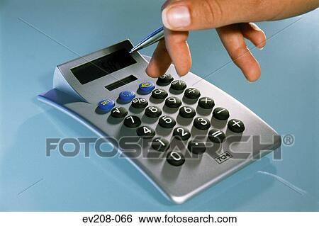 Calculator View Large Photo Image Stock Photograph - Calculator. Fotosearch