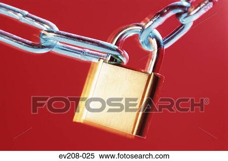 Padlock and chain View Large Photo Image Stock Photography - Padlock and chain. Fotosearch