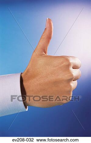 Stock Image - Thumbs-up. Fotosearch