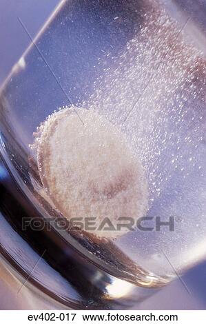 Stock Photo - Effervescent tablet. Fotosearch