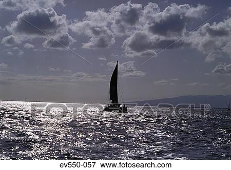 Stock Photo - Sailing boat. Fotosearch