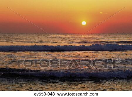 Sunset View Large Photo Image Stock Photo - Sunset. Fotosearch