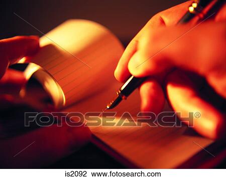 Stock Image - Pen and paper. Fotosearch