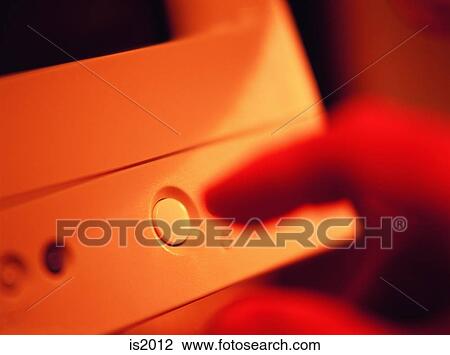 Switching on computer View Large Photo Image Stock Image - Switching on computer. Fotosearch