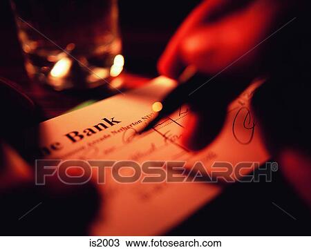 Writing cheque View Large Photo Image Stock Image - Writing cheque. Fotosearch