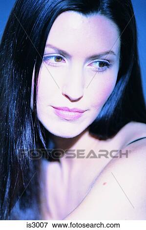 Portrait of woman View Large Photo Image Stock Photo - Portrait of woman. Fotosearch