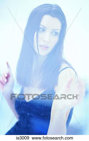 Stock Photo - Portrait of woman. Fotosearch