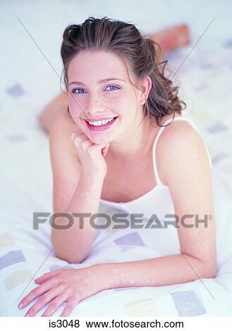 Portrait of woman View Large Photo Image Stock Photo - Portrait of woman. Fotosearch