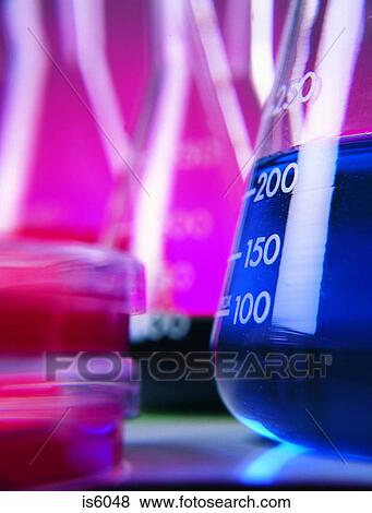 Stock Photo - Flasks. Fotosearch