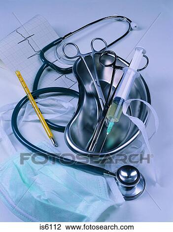 Stock Image - Surgical tools. Fotosearch
