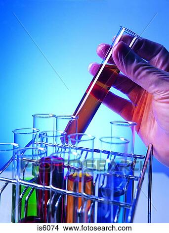 Picture - Test tubes. Fotosearch