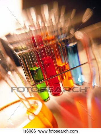 Stock Photograph - Test tubes. Fotosearch