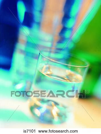 Stock Image - Glass of water. Fotosearch