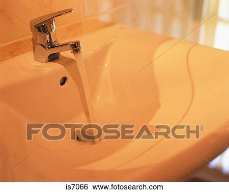 Stock Photograph - Running tap. Fotosearch