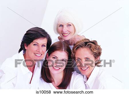 Four women View Large Photo Image Stock Photo - Four women. Fotosearch