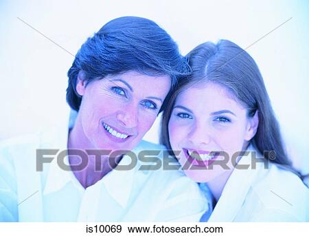 Stock Photo - Two women. Fotosearch