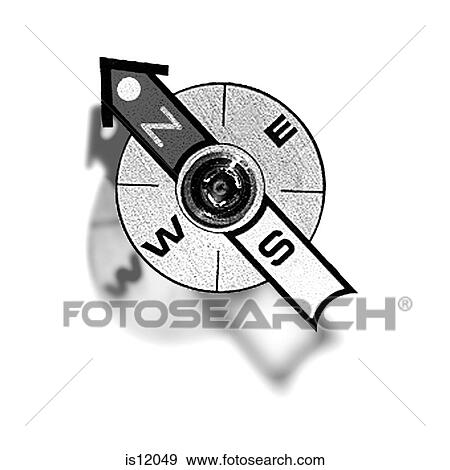 Stock Photo - Compass. Fotosearch