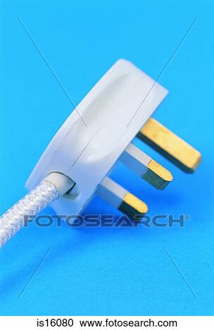 Stock Image - Electric plug. Fotosearch