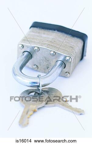 Padlock and keys View Large Photo Image Picture - Padlock and keys. Fotosearch