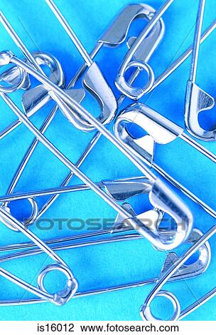 Stock Image - Safety pins. Fotosearch