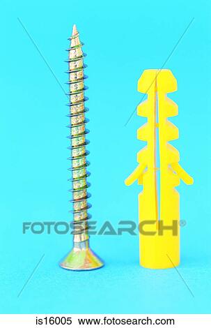 Stock Photography - Screw and plug. Fotosearch