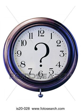 Clock and question mark View Large Photo Image Stock Photo - Clock and question mark. Fotosearch