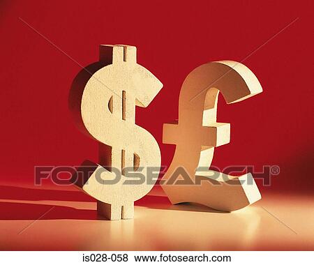 Pound and dollar View Large Photo Image Stock Photo - Pound and dollar. Fotosearch