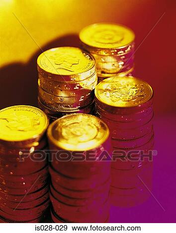 Pound coins View Large Photo Image Stock Photo - Pound coins. Fotosearch
