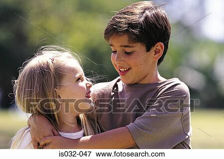 Brother and sister View Large Photo Image Stock Photo - Brother and sister. Fotosearch