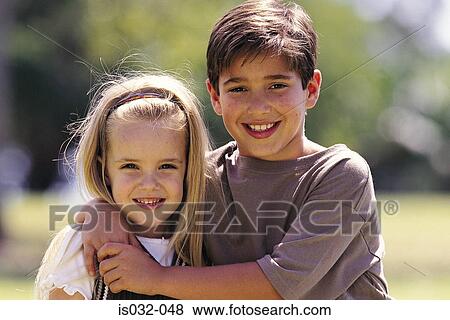 Brother and sister View Large Photo Image Stock Photo - Brother and sister. Fotosearch