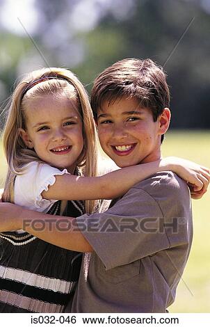 Brother and sister View Large Photo Image Stock Photograph - Brother and sister. Fotosearch