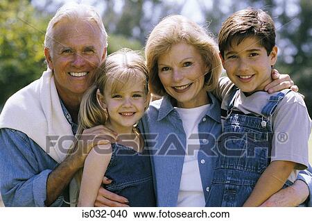 Mature couple and children View Large Photo Image Stock Image - Mature couple and children. Fotosearch